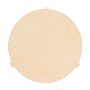 90D Table 円形 48cm ナチュラル ラッカー 0078