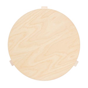 90D Table 円形 48cm ナチュラル ラッカー 0079