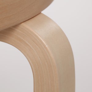 90D Table 円形 48cm ナチュラル ラッカー 0058