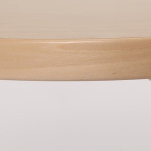 90D Table 円形 48cm ナチュラル ラッカー 0078