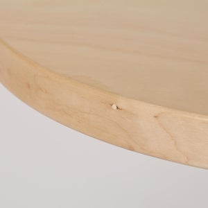 90D Table 円形 48cm ナチュラル ラッカー 0061