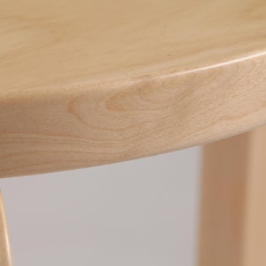 90D Table 円形 48cm ナチュラル ラッカー 0074
