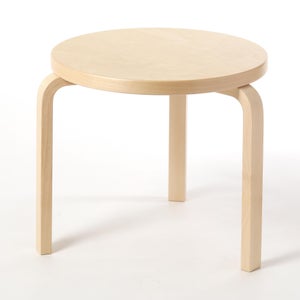 90D Table 円形 48cm ナチュラル ラッカー 0057