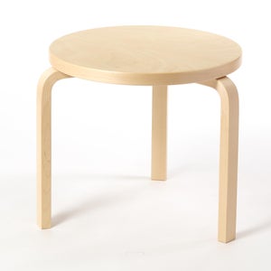 90D Table 円形 48cm ナチュラル ラッカー 0075