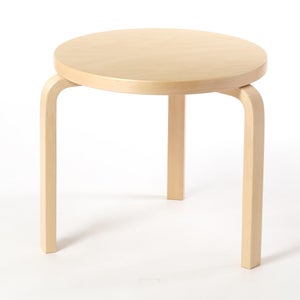 90D Table 円形 48cm ナチュラル ラッカー 0077