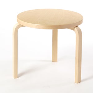 90D Table 円形 48cm ナチュラル ラッカー 0078