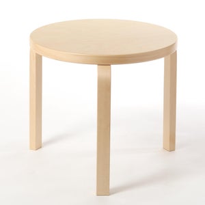 90D Table 円形 48cm ナチュラル ラッカー 0062