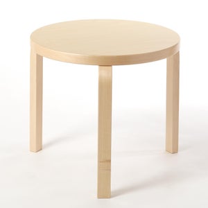 90D Table 円形 48cm ナチュラル ラッカー 0063