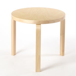 90D Table 円形 48cm ナチュラル ラッカー 0076