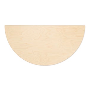 95 Table 半円形 120cm ナチュラル ラッカー 0132