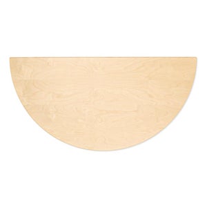 95 Table 半円形 120cm ナチュラル ラッカー 0142