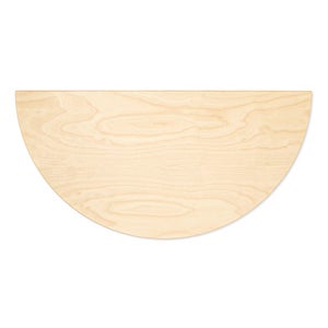 95 Table 半円形 120cm ナチュラル ラッカー 0143