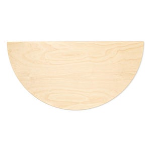 95 Table 半円形 120cm ナチュラル ラッカー 0148