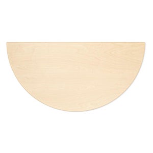 95 Table 半円形 120cm ナチュラル ラッカー 0152