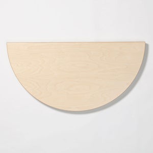 95 Table 半円形 120cm ナチュラル ラッカー 0157