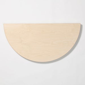 95 Table 半円形 120cm ナチュラル ラッカー 0158