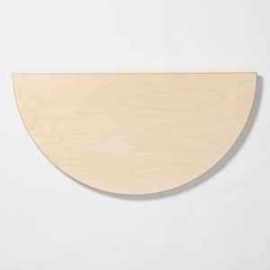 95 Table 半円形 120cm ナチュラル ラッカー 0159