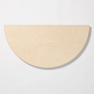 95 Table 半円形 120cm ナチュラル ラッカー 0160