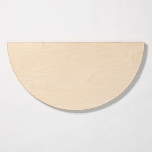 95 Table 半円形 120cm ナチュラル ラッカー 0162