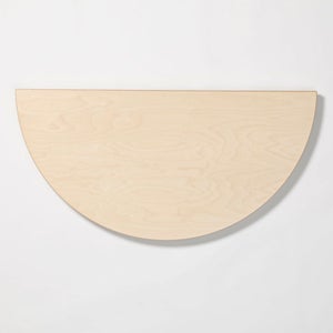 95 Table 半円形 120cm ナチュラル ラッカー 0168