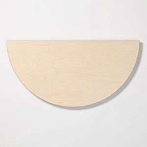 95 Table 半円形 120cm ナチュラル ラッカー 0169