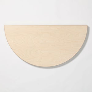95 Table 半円形 120cm ナチュラル ラッカー 0170