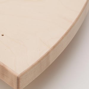 95 Table 半円形 120cm ナチュラル ラッカー 0146