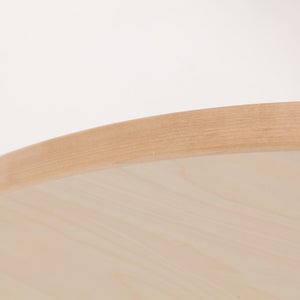 95 Table 半円形 120cm ナチュラル ラッカー 0132