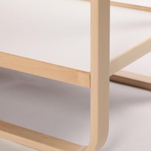 901 ティートロリー ホワイト ラミネート 0052