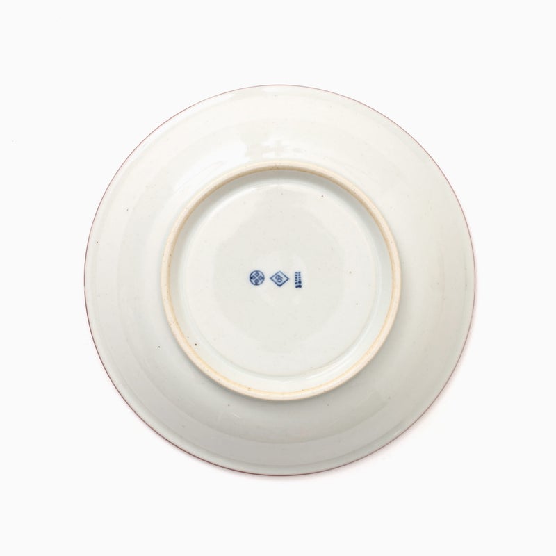 東屋 / 赤丸｜手挽き・手描きの上絵小皿