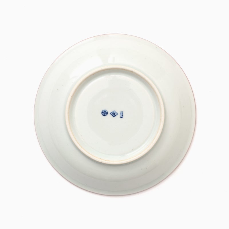 東屋 / 赤丸｜手挽き・手描きの上絵小皿