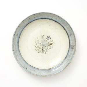 伊賀石本 花絵皿 七寸半 野の束 0513