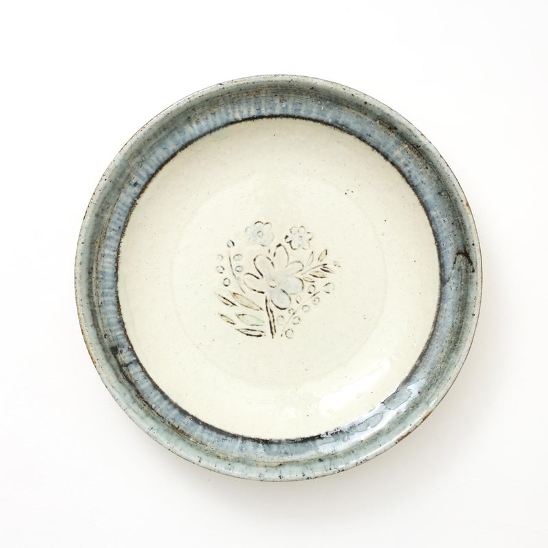 【新品未使用】scope　東屋　伊賀石本花絵皿　絵皿　野の束　和食器 新品未使用】scope 東屋 伊賀石本花絵皿 絵皿 野の束 和食器