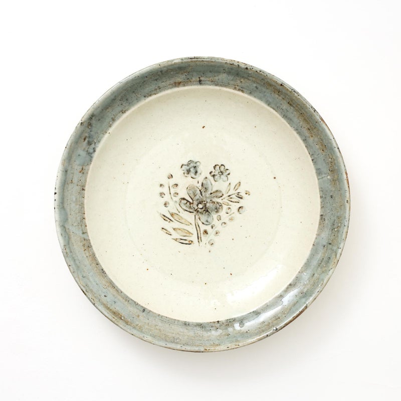 伊賀石本 | 花絵皿 | 東屋