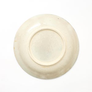 伊賀石本 花絵皿 七寸半 野の束 0556