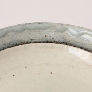 伊賀石本 花絵皿 七寸半 菜の束 0445