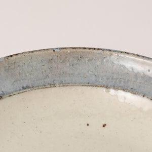 伊賀石本 花絵皿 七寸半 菜の束 0477