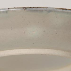 伊賀石本 花絵皿 七寸半 菜の束 0484