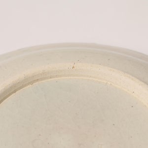 伊賀石本 花絵皿 七寸半 菜の束 0486