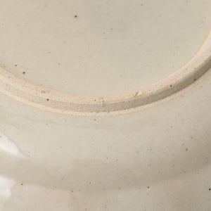 伊賀石本 花絵皿 七寸半 菜の束 0491