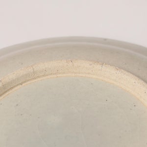 伊賀石本 花絵皿 七寸半 菜の束 0493