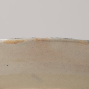 伊賀石本 花絵皿 七寸半 菜の束 0503