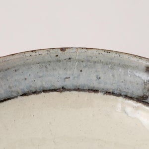 伊賀石本 花絵皿 七寸半 菜の束 0507