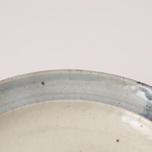 伊賀石本 花絵皿 七寸半 菜の束 0509