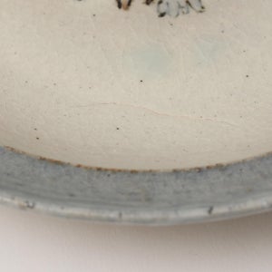 伊賀石本 花絵皿 七寸半 菜の束 0510