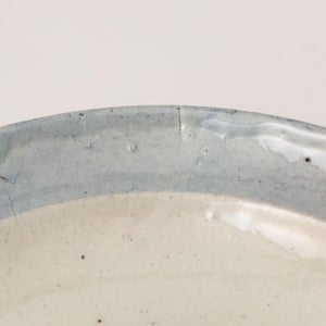 伊賀石本 花絵皿 七寸半 菜の束 0511