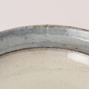 伊賀石本 花絵皿 七寸半 菜の束 0513