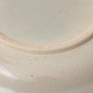 伊賀石本 花絵皿 七寸半 菜の束 0500