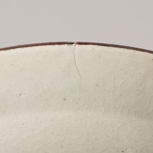 伊賀石本 花絵皿 七寸半 菜の束 0507