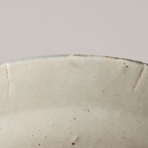 伊賀石本 花絵皿 七寸半 菜の束 0516